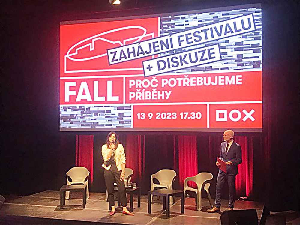 FALL. IN LOVE WITH STORIES  13. – 17. 9.  2023 FESTIVAL UMĚNÍ, LITERATURY A VZDĚLÁVÁNÍ